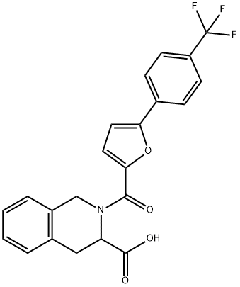 2-(FURAN-2-CARBONYL)-1,2,3,4-TETRAHYDRO-ISOQUINOLINE-3-CARBOXYLIC ACID Struktur