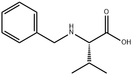 2-(BENZYLAMINO)-3-METHYLBUTANOIC ACID Struktur