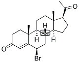 4-PREGNEN-6-BETA-BROMO-3,20-DIONE Struktur