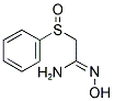 2-(PHENYLSULFINYL)ACETAMIDOXIME