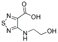 4-(2-HYDROXY-ETHYLAMINO)-[1,2,5]THIADIAZOLE-3-CARBOXYLIC ACID Struktur