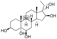 PREGNAN-3-BETA, 5-ALPHA, 6-BETA, 16-BETA, 20-ALPHA-PENTOL Struktur