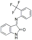 3-((2-(TRIFLUOROMETHYL)PHENYL)IMINO)INDOLIN-2-ONE Struktur