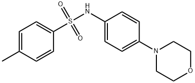 4-METHYL-N-(4-MORPHOLINOPHENYL)BENZENESULFONAMIDE Struktur