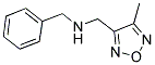 BENZYL-(4-METHYL-FURAZAN-3-YLMETHYL)-AMINE Struktur