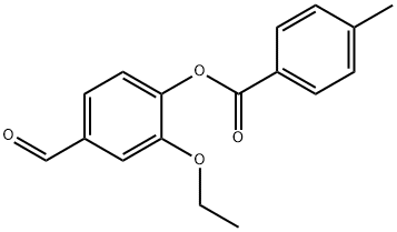 2-ETHOXY-4-FORMYLPHENYL 4-METHYLBENZOATE price.