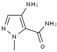 4-AMINO-2-METHYL-2 H-PYRAZOLE-3-CARBOXYLIC ACID AMIDE Struktur