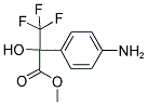 2-(4-AMINO-PHENYL)-3,3,3-TRIFLUORO-2-HYDROXY-PROPIONIC ACID METHYL ESTER Struktur