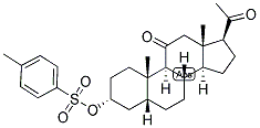 5-BETA-PREGNAN-3-ALPHA-OL-11,20-DIONE P-TOLUENESULPHONATE Struktur