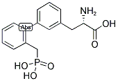 3-[2'-PHOSPHONOMETHYL[1,1'-BIPHENYL]-3-YL]ALANINE Struktur