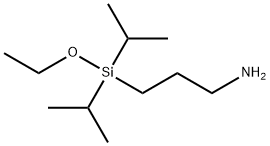 3-AMINOPROPYLDIISOPROPYLETHOXYSILANE Struktur