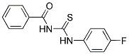 N-BENZOYL-N'-(4-FLUOROPHENYL)THIOUREA Struktur