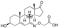 5-ANDROSTEN-3-BETA-OL-7,17-DIONE 7-CARBOXYMETHYLOXIME : BSA Struktur