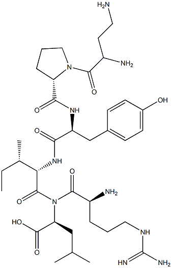 (DAB9)-NEUROTENSIN (8-13) Struktur