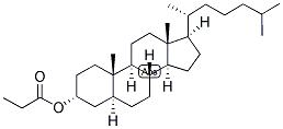 5-ALPHA-CHOLESTAN-3-ALPHA-OL PROPIONATE Struktur