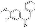 3'-FLUORO-4'-METHOXY-2-PHENYLACETOPHENONE Struktur