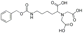 N-((5-CARBOBENZYLOXYAMINO)-1-CARBOXYPENTYL)IMINODIACETIC ACID Struktur