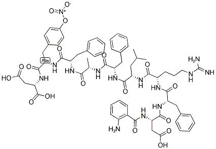 ABZ-ASP-PHE-ARG-LEU-PHE-ALA-PHE-TYR-(NO2)-ASP Struktur