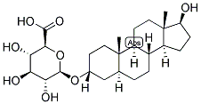 5ALPHA-ANDROSTAN-3ALPHA,17BETA-DIOL-3-(O-1BETA)-D-GLUCOPYRANO-SIDURONIC ACID Struktur