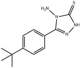 4-AMINO-5-(4-TERT-BUTYL-PHENYL)-4H-[1,2,4]TRIAZOLE-3-THIOL Struktur