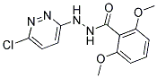 N'1-(6-CHLOROPYRIDAZIN-3-YL)-2,6-DIMETHOXYBENZENE-1-CARBOHYDRAZIDE Struktur