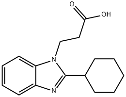 3-(2-CYCLOHEXYL-BENZOIMIDAZOL-1-YL)-PROPIONIC ACID price.