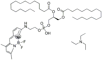 BODIPY(R) FL DHPE, TRIETHYLAMMONIUM SALT Struktur