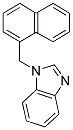 1-(1-NAPHTHYLMETHYL)-1H-BENZIMIDAZOLE Struktur