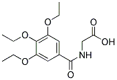 [(3,4,5-TRIETHOXYBENZOYL)AMINO]ACETIC ACID Struktur