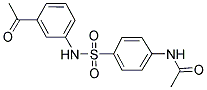 N-(4-[(3-ACETYLANILINO)SULFONYL]PHENYL)ACETAMIDE Structure