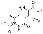 H-GLU(ILE)-OH H2O Struktur