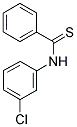 N-(3-CHLOROPHENYL)BENZENECARBOTHIOAMIDE Struktur