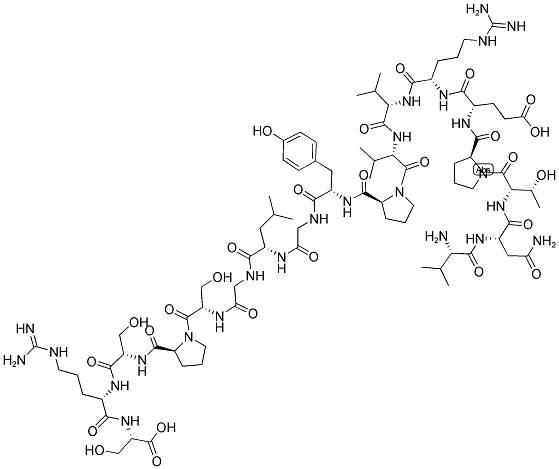 BIG ENDOTHELIN-1 (22-39), RAT Struktur