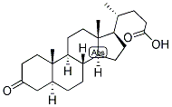 5-ALPHA-CHOLANIC ACID-3-ONE Struktur