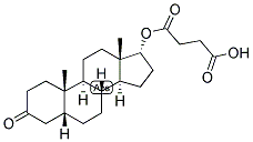 5-BETA-ANDROSTAN-17-ALPHA-OL-3-ONE HEMISUCCINATE Struktur