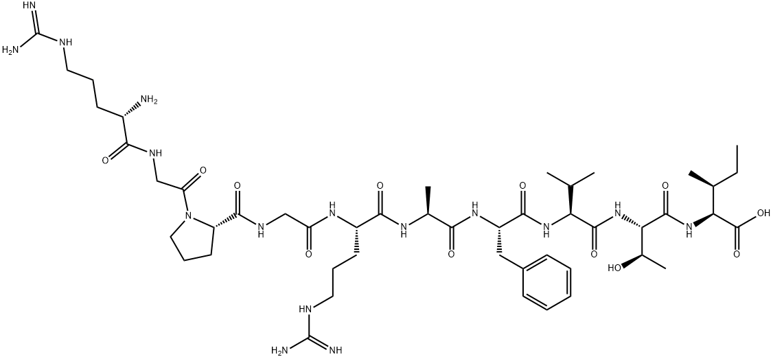 HIV (GP120) FRAGMENT (318-327) Struktur