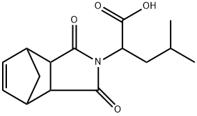 2-(3,5-DIOXO-4-AZATRICYCLO[5.2.1.0(2,6)]DEC-8-EN-4-YL)-4-METHYLPENTANOIC ACID Struktur