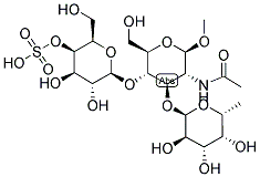 4'-SULPHATED LEWIS X, METHYL GLYCOSIDE Struktur