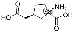 (1S,3S)-1-AMINO-1-CARBOXYCYCLOPENTANE-3-ACETIC ACID Struktur
