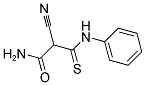 3-ANILINO-2-CYANO-3-THIOXOPROPANAMIDE Struktur