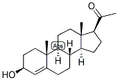 4-PREGNEN-3-BETA-OL-20-ONE Struktur