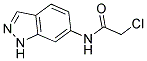 2-CHLORO-N-(1H-INDAZOL-6-YL)-ACETAMIDE Struktur