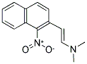 2-(DIMETHYLAMINO)VINYL-1-NITRONAPHTHALENE Struktur