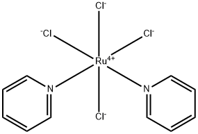 TETRACHLOROBIS(PYRIDINE)RUTHENIUM (IV) Struktur