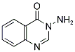 3-AMINO-4(3H)-QUINAZOLINONE Struktur