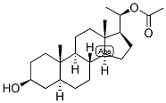 5-ALPHA-PREGNAN-3-BETA, 20-BETA-DIOL 20-ACETATE Struktur