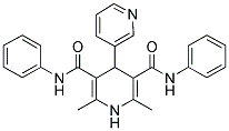 2,6-DIMETHYL-N3,N5-DIPHENYL-4-(PYRIDIN-3-YL)-1,4-DIHYDROPYRIDINE-3,5-DICARBOXAMIDE Struktur