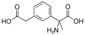 (RS)-ALPHA-METHYL-3-CARBOXYMETHYLPHENYLGLYCINE Struktur