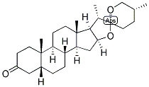 5-BETA, 20,22-ALPHA, 25D-SPIROSTAN-3-ONE Struktur