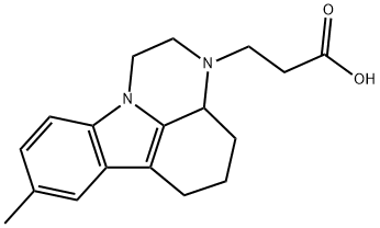 3-(8-METHYL-1,2,3A,4,5,6-HEXAHYDRO-PYRAZINO-[3,2,1-JK]CARBAZOL-3-YL)PROPIONIC ACID price.